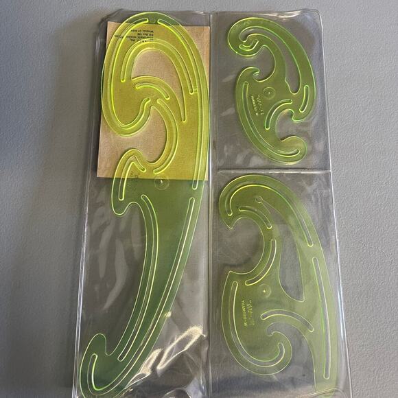 Curve Tools Set - Staedtler Mars Alvin Vocational Curve , Sterling Accu-Line 180 - Picture 7 of 8